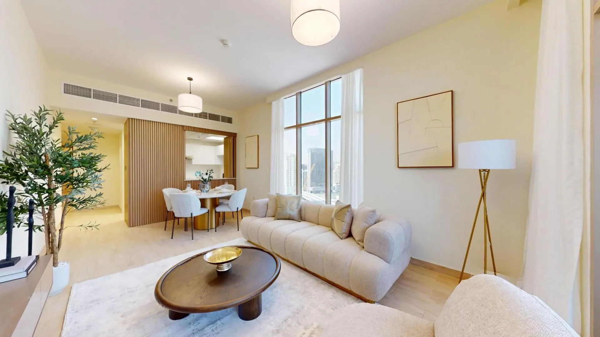 Fam Living Modern Stay In Canal Bay Scenic Views Near Dubai Hotspots